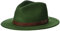 Brixton Unisex-Erwachsene Messer Fedora Filzhut, Moss, SMALL