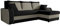 Mirjan24 Ecksofa Kristofer, Design Eckcouch, Couch mit Schlaffunktion, Zwei Bettkasten, Wohnlandschaft, Bettfunktion L-Form Sofa, Ottomane universell (Mikrofaza 0015 + Mikrofaza 0014.)