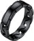 ChainsHouse Punk Fingerring schwarz Bandring Panzerkette Fingerring Statement Fingerring Vintag Cuban Link Ring Partnerring Freundschaftsring