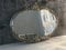 artissimo Wandspiegel Barock Oval Antik Silber 52x42 Badspiegel Vintage Retro Spiegel Prunk zum Aufhängen Nostalgie