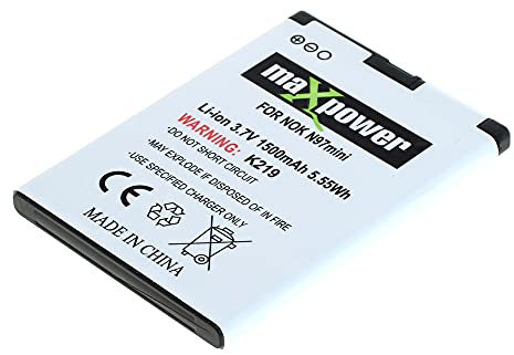 Mobilfunk Krause - Akku MaxPower für Nokia N8-00 1500mAh Li-Ionen (BL-4D)