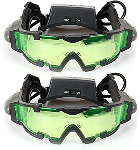 Lodokdre 2X Nachtsichtgeraet mit Flip-Out LED Blau Fuer Aktivitaeten in, Speziell Fuer Kinderspiele