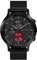 Lilienthal Berlin Chronograph Limited Edition Remix II in anthrazit - Herrenuhr am schwarzen Mesh-Armband aus Edelstahl mit einem Quarzuhrwerk & saphirgehärtetem Mineralglas - 42,5 mm