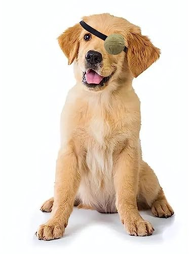 tinkare Augenklappe für Hunde, Augenschutz, Wundschutz, 2 Stück