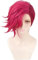 NEZIH Wig Anime Cosplay Perücke für Game Arcane Vi - 30Cm Tiefrosa Kurz Hitzebeständig Kunsthaar für Frau Und Mann Rollenspiel, Mit Perückenkappe, Dekorativem Zubehör, A