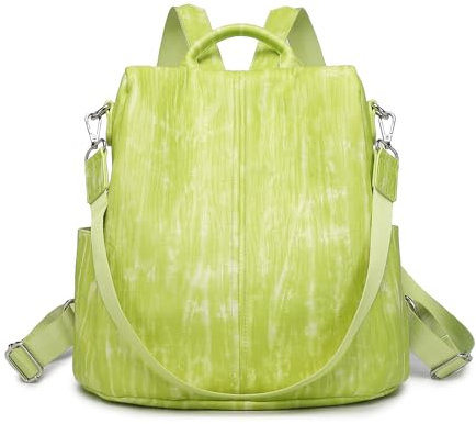 Sea choice Anti Diebstahl Rucksack Damen Weiche Rucksack Schultasche PU Leder Umhängetasche Wasserdicht Schultertasche