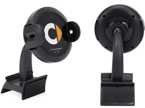 Supporto Ricarica Wireless per Auto, Per Smart 453 Fortwo Forfour, Supporto Telefono per Auto, Supporto Telefono Cellulare a Infrarossi Intelligente con Sensore Automatico,Navigation-Mid