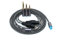 Yaowanguan Symmetrisches Kabel mit 4.4mm,2.5mm,3.5mm Adapter für Sennheiser HD580 HD650 HD660 HD600S Kopfhörer,HD414 HD25 3 in 1 Ersatz Aufrüsten Draht(Grau)