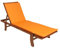 Setgarden Auflage für Gartenliege, Auflage für Gartenstuhl, Auflage für Gartenliege, Gartenstuhlkissen (Orange)