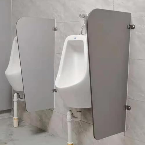 Urinal-Trennwand, Toilettentrennwand, Urinal-Sichtschutz für Männer, wasserdichte Urinal-Trennwand für Hotels/öffentliche Toiletten, an der Wand montierte Urinal-Trennwand, für Schule/Bar (Size : 1pc
