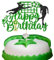 Personalized Football Cake Toppers - Glitter & Boys' Themed Toppers for Kids' Birthday Cakes