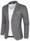 PJ PAUL JONES Sakko Herren Sportlich Modern Freizeit Blazer Regular Fit Jackett Anzugjacke für Männer (Dunkelgrau, XL)