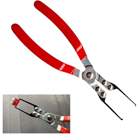Pack-1 Car Relay Disassembly and Assembly Clamp, Multifunctional Car Puller Plier, Car Relay Disassembly Clamp Relay Extraction Pliers (Red)