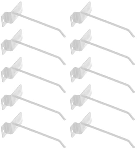 GETAJGHSD 10piezas Ganchos De Hierro Para Tablero Perforado Unidades Multiusos Para Supermercados y Estanterías