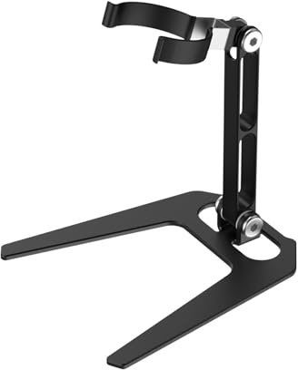 Universelle Mikroskop Ständerhalterung, für den Meisten Digitalen USB WiFi Bildschirmmikroskopen mit bis zu 4 cm Durchmesser, stabil genug, 10 cm hoch, Aus Aluminiumlegierung (Nur Ständer)