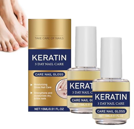 Keratin 3-Tage-NagelpflegeöL, Nagel-Und NagelhautöL Mit Keratin – Feuchtigkeitsspendendes, StäRkendes NagelreparaturöL, Nagel- Und NagelhautöL, TäGlicher Nagelpflegestift FüR Alle Hauttypen (2 PCS)