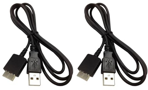 HOLIDYOYO 2 Stück Mp3-player Ladekabel USB Daten- und Ladekabel Kompatibel mit Modell Nw20mu Robustes Flexibles USB Kabel für PC Laptop Mediaplayer Reisen