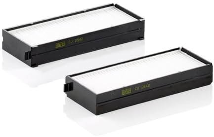 MANN-FILTER CU 2542-2 Cabin Air Filter (set of 2) - for Cars + Transporters