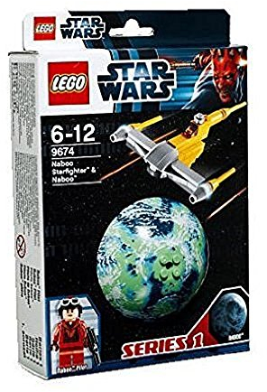 Lego 9674 - Star Wars: Naboo Starfighter und Naboo