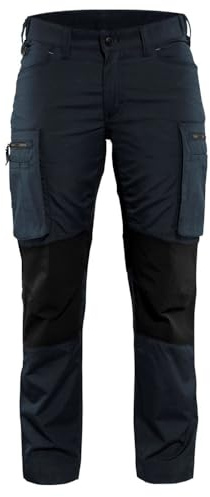 Blakläder Damen Service-Bundhose Stretch Größe C48 in dunkel marineblau/Schwarz, 1 Stück, 715918458699C48