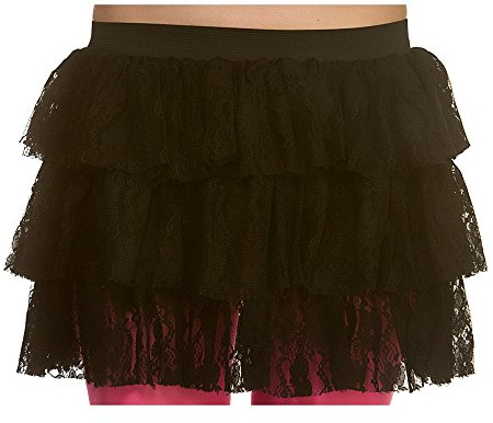 Wicked Costumes Adult Ladies 80's Lacey Ra-Ra Skirt Fancy Dress