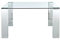 SOLUCIONES Diez - Mesa Betina, Cristal, 160x90 cms