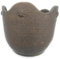 Maceta de barro FLORES P rustica exterior e interior 15 cm x 17 cm