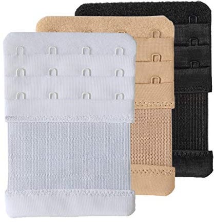 SAMGU Women's Bra Extender 4 Hook Elastic Stretchy Bra Extension Strap