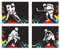 Hockey Vector Wandkunst-Dekor-Drucke – Set mit 4 (20,3 x 25,4 cm) ungerahmten Poster-Fotos – Kinderzimmer – Geschenk
