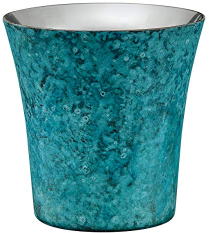 Orien Japanisches Design & Premium Trinkglas/Becher/Tumbler, doppelwandig aus Edelstahl, blau, in Geschenkbox aus Holz