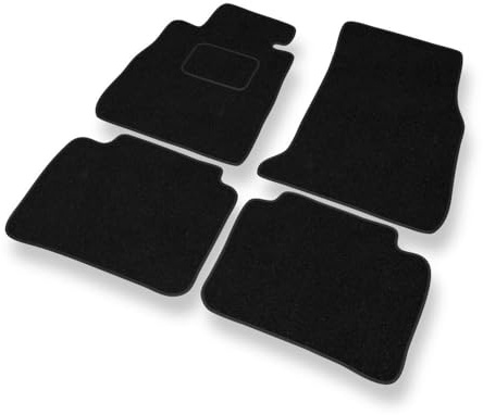 Mossa - Tapis de Sol compatibles avec BMW 4 F32, F36 2014-2021 4 pcs Noir S | Coupé, Gran Coupe