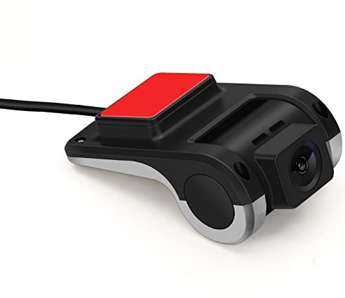 XTRONS 1280x720 Car DVR Front/Rear USB Dash Camera 170° Wide Angle Vehicle HD Hidden Video Recorder with Driver Assistance ADAS
