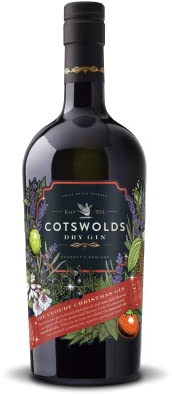 Cotswolds Cloudy Christmas Flavoured Gin | 70cl | 46% vol | A Festive Twist on our Classic Cotswolds Dry Gin | Notes of Zesty Clementine and Cardamom | Enjoy With Ice & Tonic