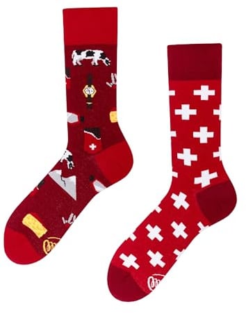 Many Mornings Unisex German Journey Mismatched Socken