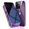 OMGZONE Privacy Case for iPhone 14 Pro Max Magnetic Cover,Screen Protector built-in Anti-peep Tempered Glass Full Cover with Camera Protector,360 Degree Metal Bumper Case for iPhone 14 Pro Max,Purple