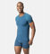 Odlo Herren Bl Top Crew Neck S/S Performance Light E T-Shirt, Blue Wing Teal - Saxony Blue, XL EU