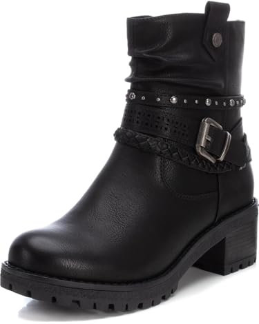 REFRESH 172242, Stivali da Motocicletta Donna, Nero, 36 EU