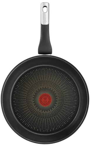 Lagostina Intensive Pro, Padella Antiaderente 28 cm, Rivestimento Titanio Antigraffio, Cottura Rapida e Uniforme, Tecnologia Thermo-Signal, Adatta a Tutte le Fonti di Calore Inclusa Induzione