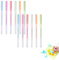 12PCS GraceGrip Precision Glue Pen, Quick Drying Color Roller Spot Glue Pen, Adhesive Glue Pen Scrapbook Quick Dry Glue Pen Crafting Fabric Pen Liquid Glue Pen, Kid Glue Pen for Scrapbooking, Crafting
