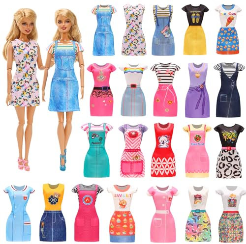 Miunana 22 Abiti Vestiti Tute Abbigliamenti Alla Moda Per 11.5 Pollici 30 cm Bambola Principessa