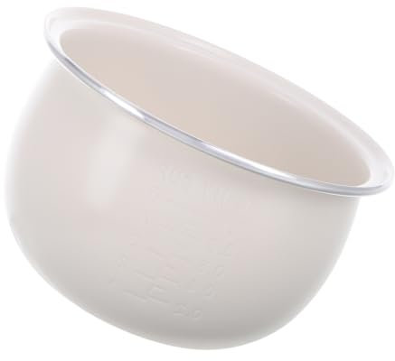 BIUDECO Ceramic Glaze Rice Cooker Insert Efficient Heat Distribution Cooking Pot for Rice Porridge Soups Essential Accessory for Family Meals and Gatherings