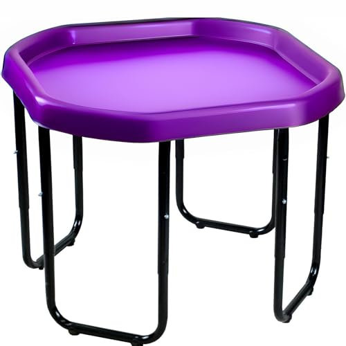 Easy Shopping® Age 2+ Small Mixing Tray 70cm with Stand, in Mixing Trays with Black Metal Stand, Trays made in Plastic for Playing Sand Pool Pit Water Games garden & beach (Purple)