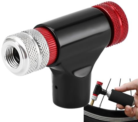 Gonfleur de pneu – Cartouches de pneu | Gonfleur de CO2 portable pour vélos, pompe à pneus petits outils, pompe à vélo de montagne en alliage d'aluminium, gonfleur de vélos pour les anniversaires