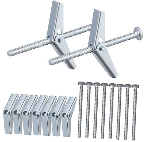 ERINGOGO 20sätze Flügelschrauben-set Mit Flügelmuttern Und Knebelschrauben Für Trockenbauanker Metall-befestigungselemente Für Starke Montage