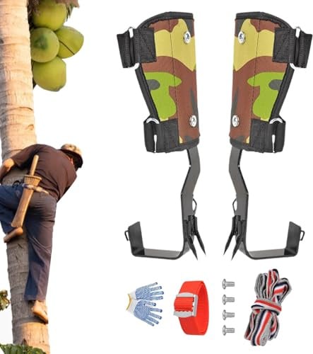 Miyanvuo Kit De Grimpe D'Arbres,Outils de Gréement pour Harnais de Sécurité | Équipement Et Matériel D'Escalade - Pour Travail D'Arboriste, Toiture, Roche, Montagne, Sauvetage, Tirage, Gréement,
