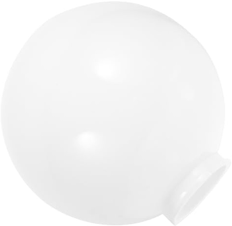 Generisch Acrylkugel 30cm Lampenschirm aus Weißem Acryl Runde Kugel Lampenabdeckung für Außenlampen mit Dekorativem Schutz für Wohnzimmer und Heimdekoration