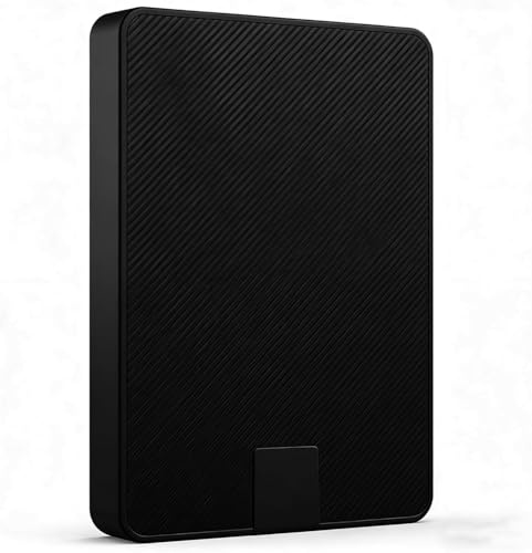 qole Disco Duro Externo 2TB, Memoria Externa, Portátil, para PC, TV, Ordenador Portátil, Ordenador de Sobremesa, Windows 【Negro】