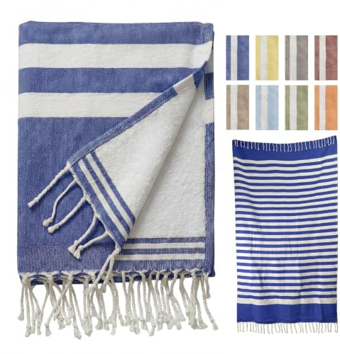 furora HOLIDAY Badetuch groß 100x200, Badehandtuch Baumwolle Frottee: | saugstark, natürlich weich: Saunahandtuch Damen Herren, XXL Strandhandtuch Duschtuch, liege Handtuch Saunatuch Strandtuch