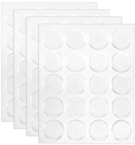 80 Stück Bottle Cap Sticker 25mm Epoxid-Aufkleber, Cabochon, Klarer Runde Glascabochons Aufkleber Anhänger Epoxidharzkleber Flaschenverschlüsse Basteln Für Flaschenverschluss-Bastelkette, Basteln