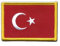 Aufnäher Patch Flagge Türkei - 8 x 6 cm